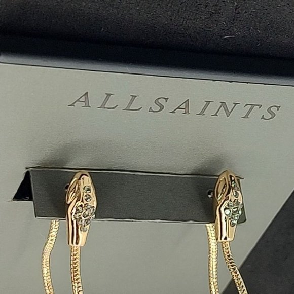 All Saints Earrings Pavé Snake Earrings - Picture 4 of 15
